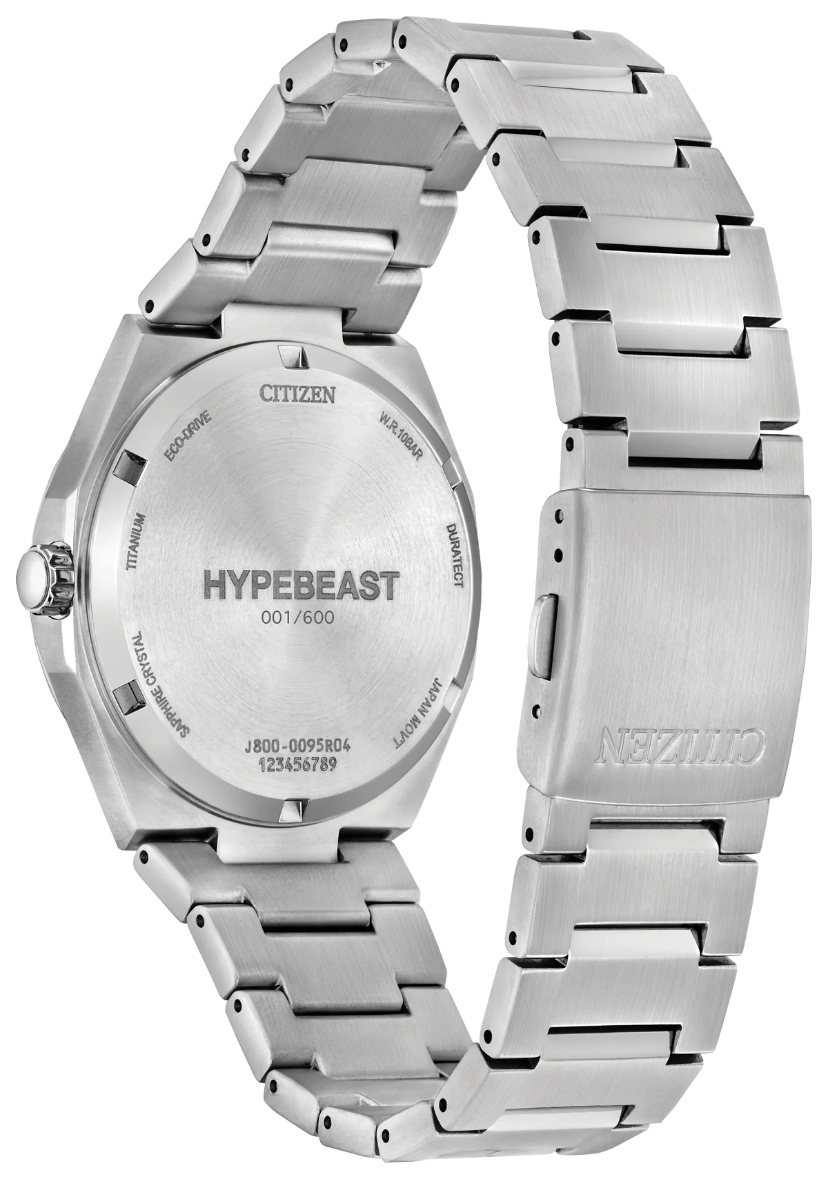 Citizen Zenshin Three-hand x Hypebeast AW0138-59A — detail view
