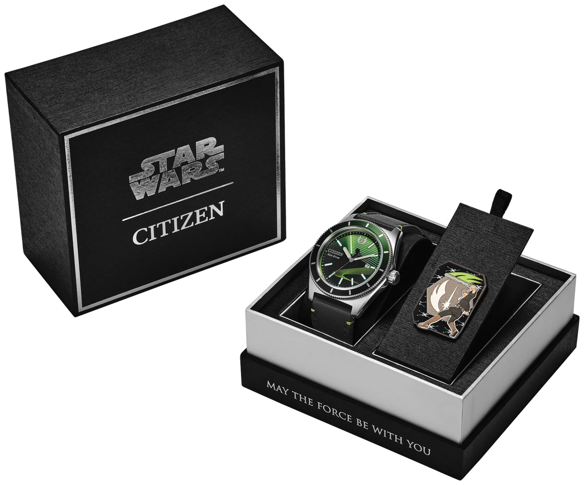 Citizen Luke Skywalker, Jedi Master AW1910-48W — detail view