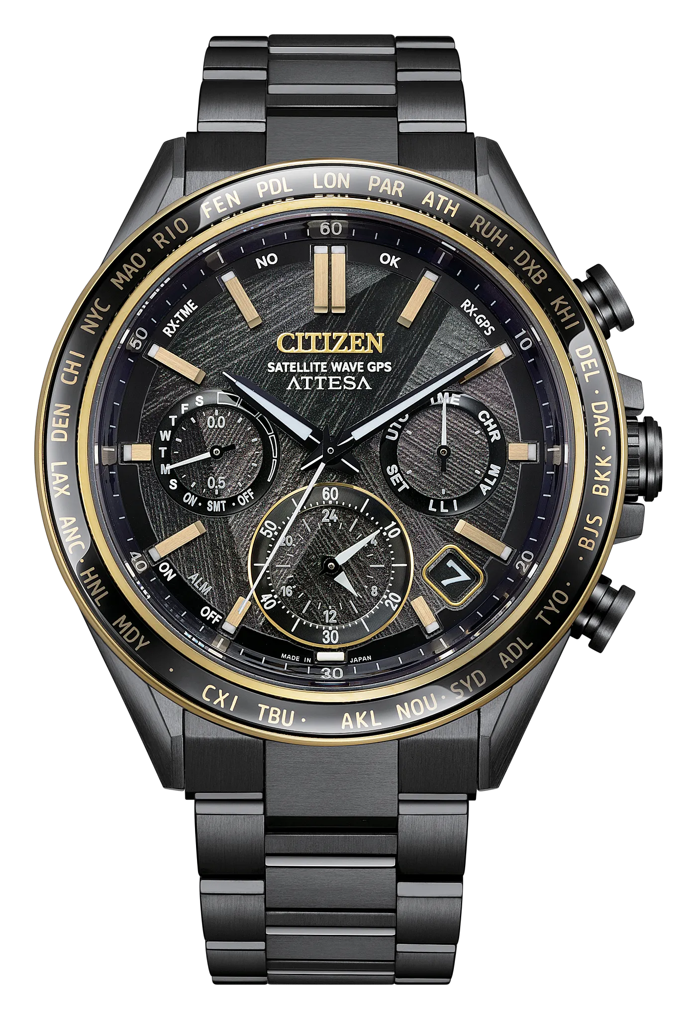 Citizen ATTESA LIGHT in BLACK CC4078-51E — product view