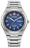 Blue · Silver-Tone Super Titanium