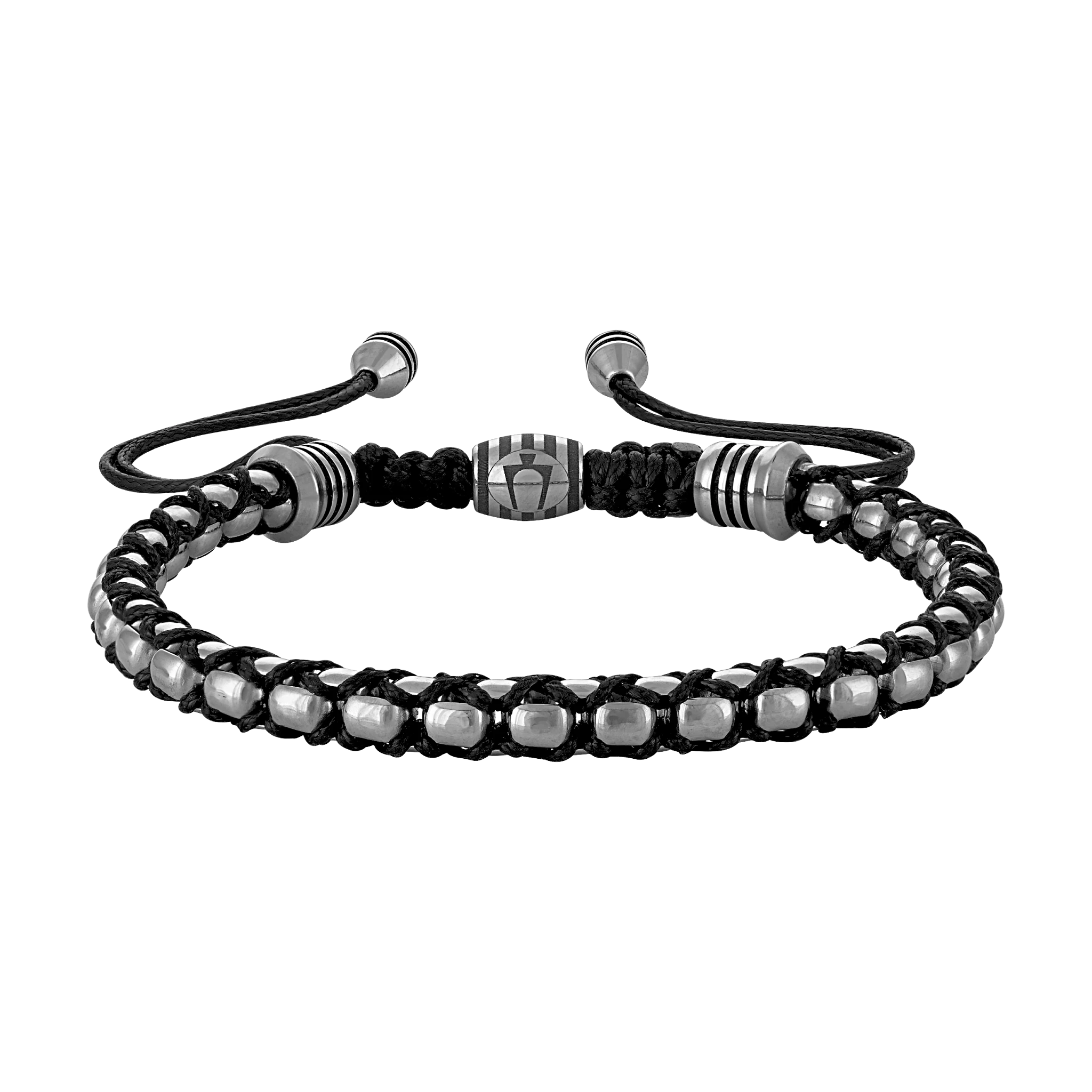 Bulova Icon Rounded Box-Link Bolo Bracelet — BVB1089-SBSTBA