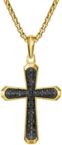 Bulova Icon Black Spinel Cross Pendant — BVP1150-YSBSP