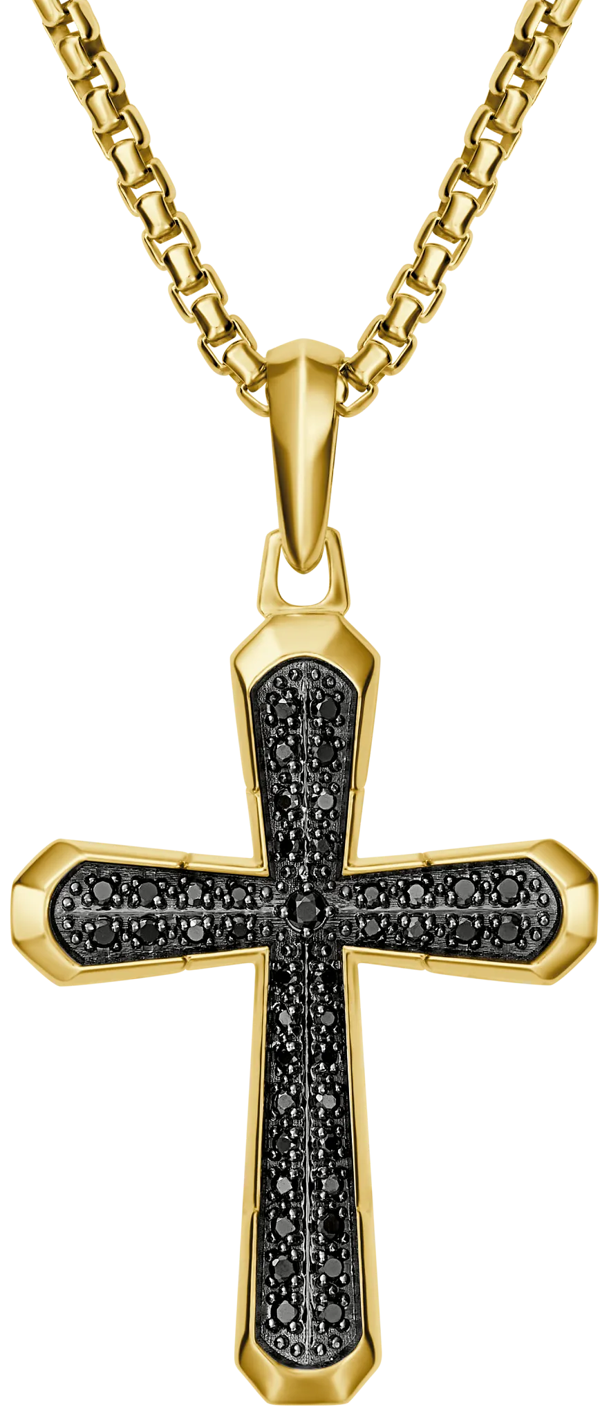 Bulova Icon Black Spinel Cross Pendant — BVP1150-YSBSP
