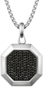 Bulova Luxury Octagonal Black Spinel Pendant — BVP1196-SBSTNA