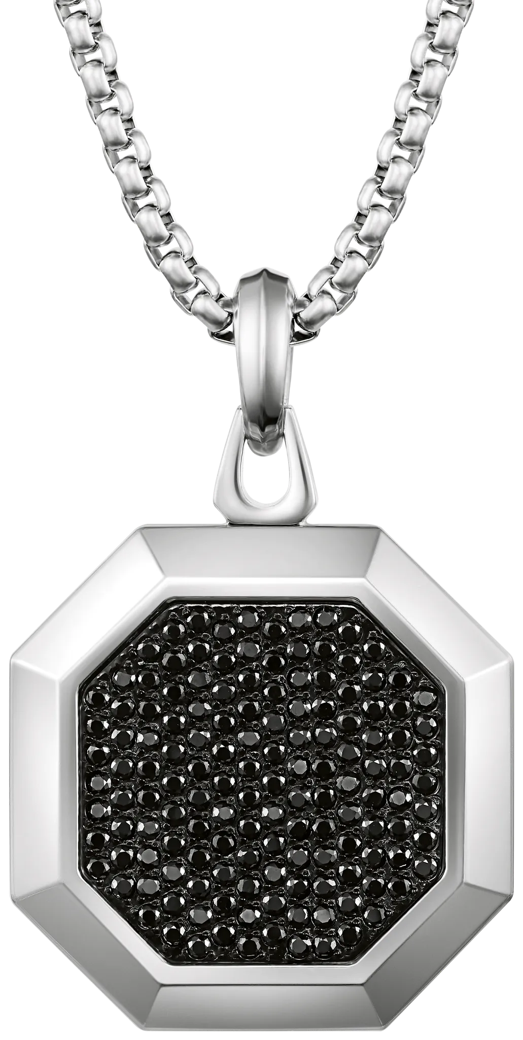 Bulova Luxury Octagonal Black Spinel Pendant — BVP1196-SBSTNA