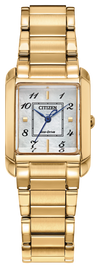White · Gold-Tone Stainless Steel