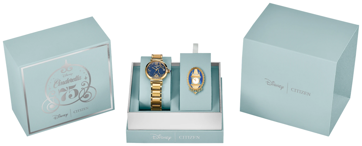Citizen L Cinderella 75th Anniversary EM1068-69W — detail view