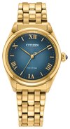 Blue · Gold-Tone Stainless Steel