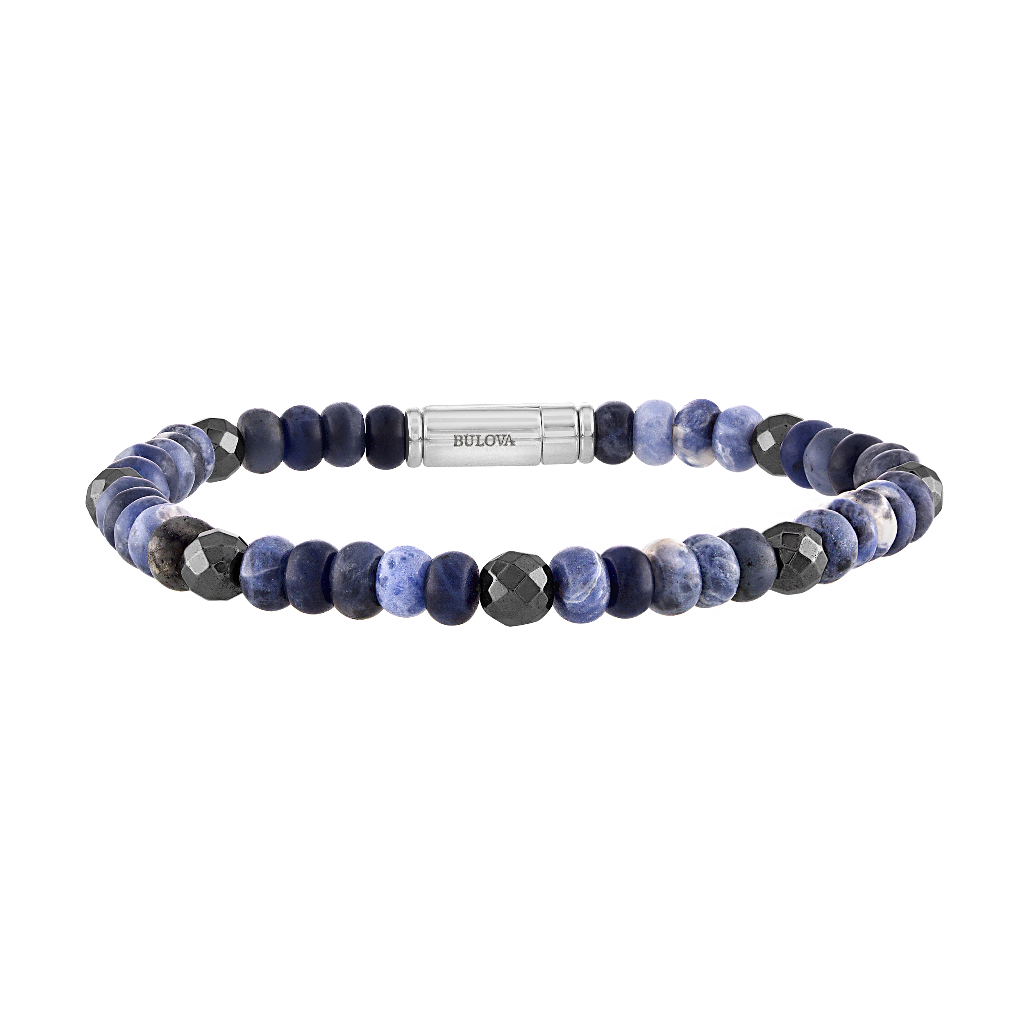 Bulova Classic Sodalite Bracelet — 8.5 Inches — BVB1023-WSSOD