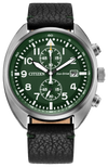 Green · Silver-Tone Stainless Steel
