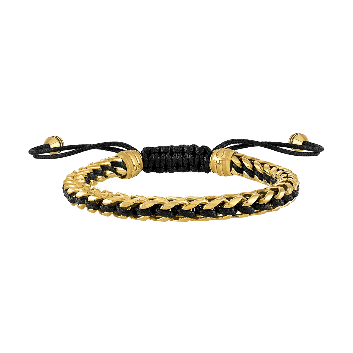 Bulova Classic Interwoven Link Bolo Bracelet — BVB1009-YLSTNA