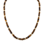Bulova Tiger’s Eye & Pyrite Bead Necklace — BVC1042-YSYTE