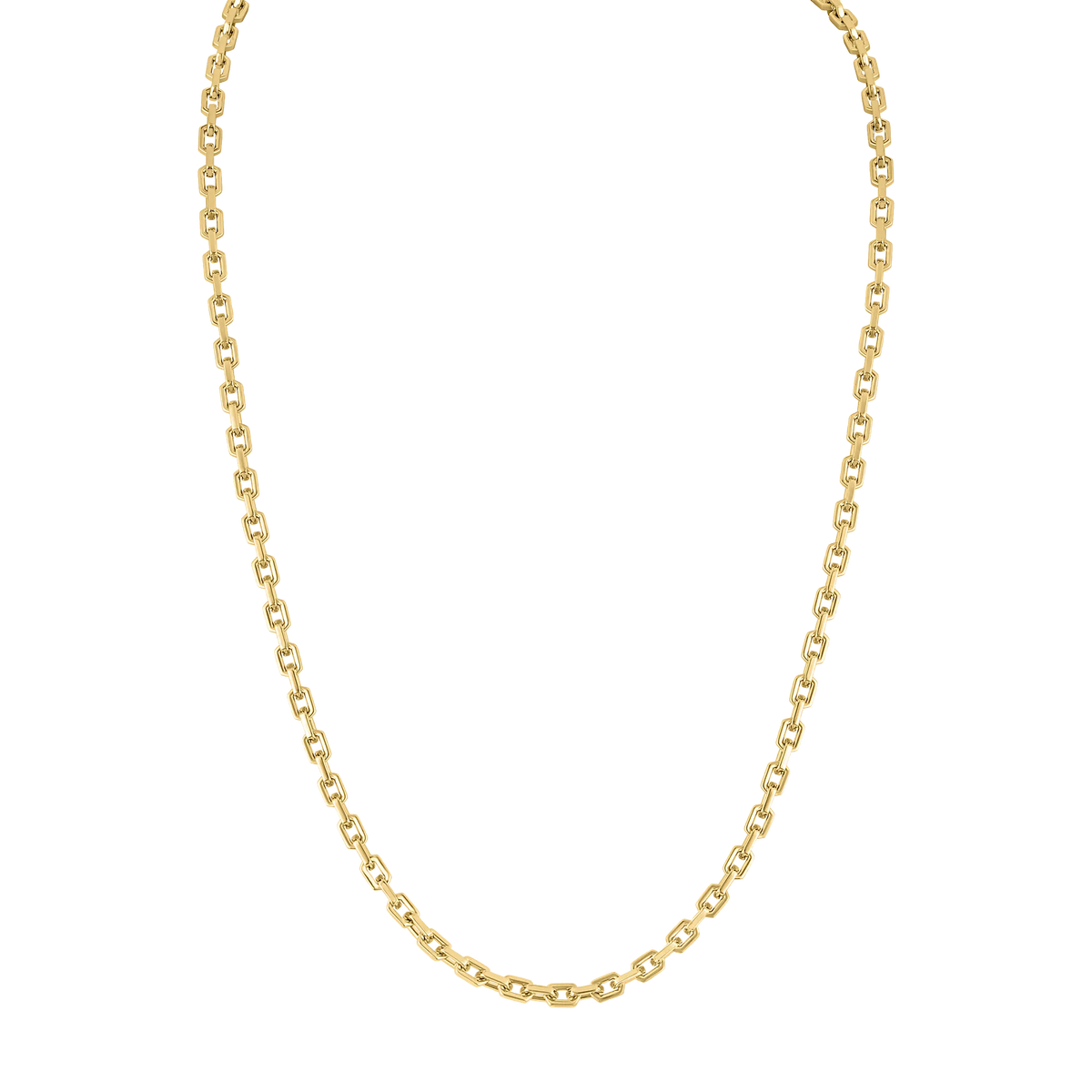 Bulova Icon Hexagon Cable Chain Necklace — 5 mm — BVC1077-GSTNA24