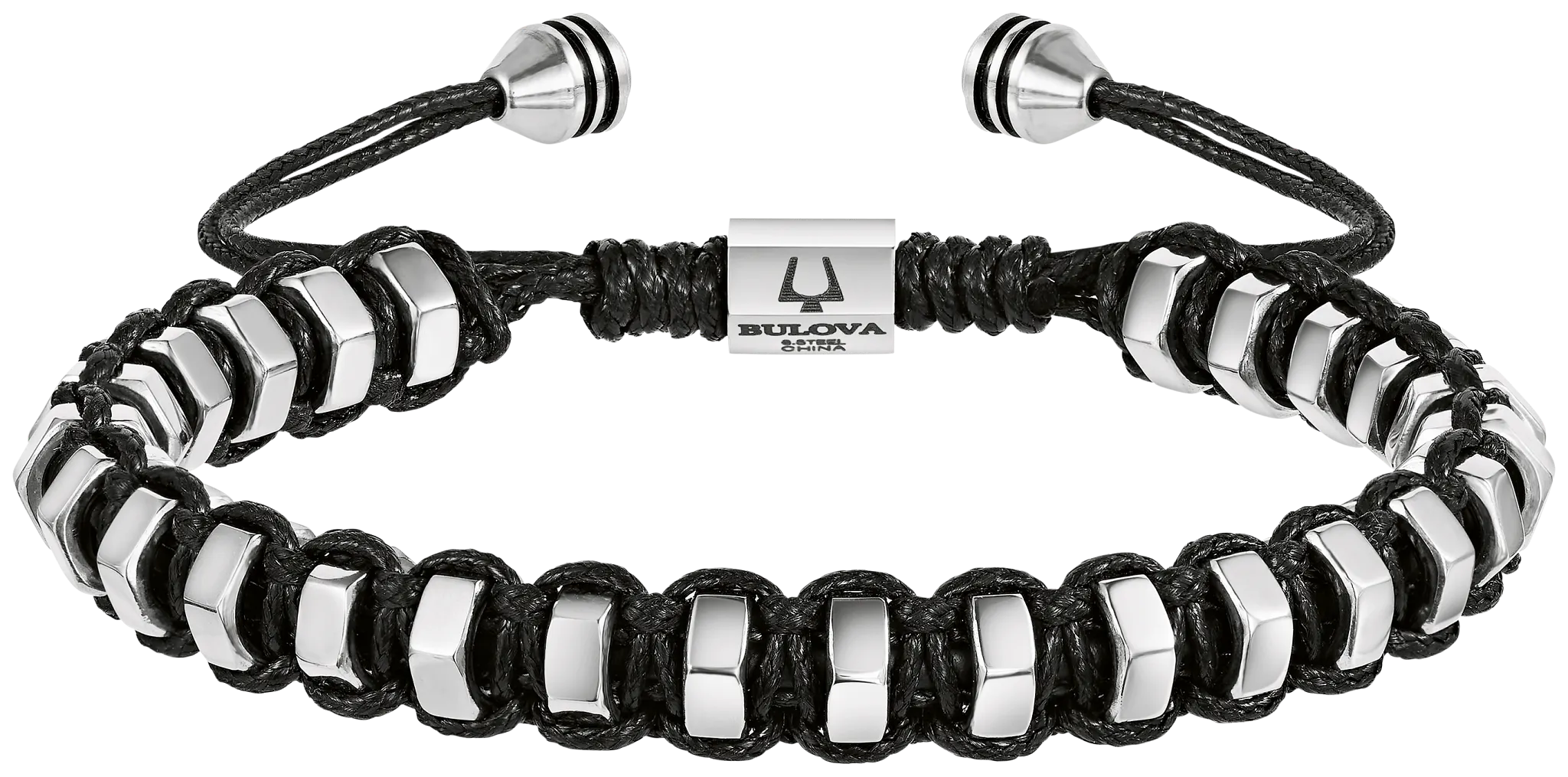 Bulova Luxury Hexagon Bolo Bracelet — BVB1224-NSTNA