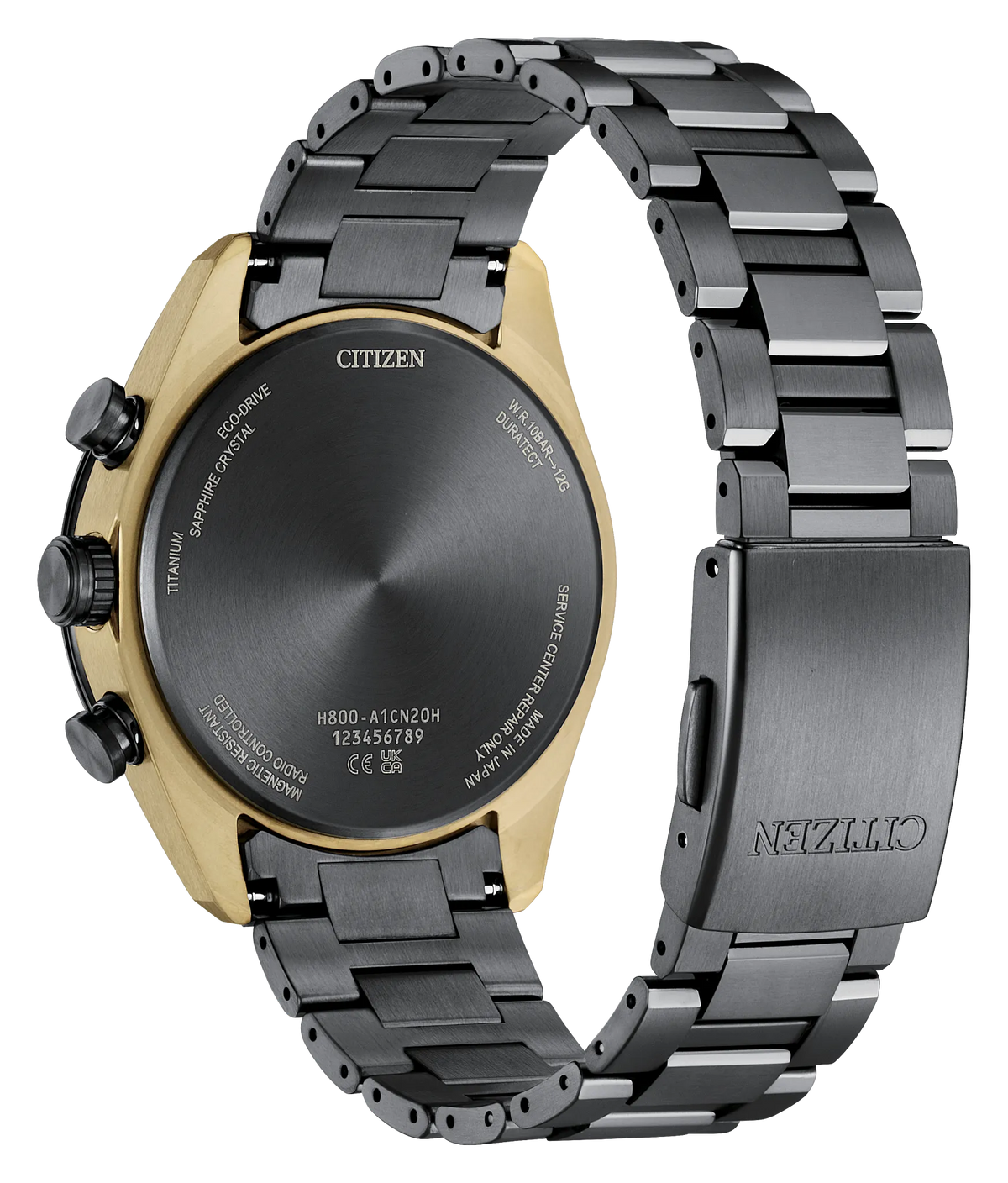 Citizen ATTESA LIGHT in BLACK AT8384-58E — detail view