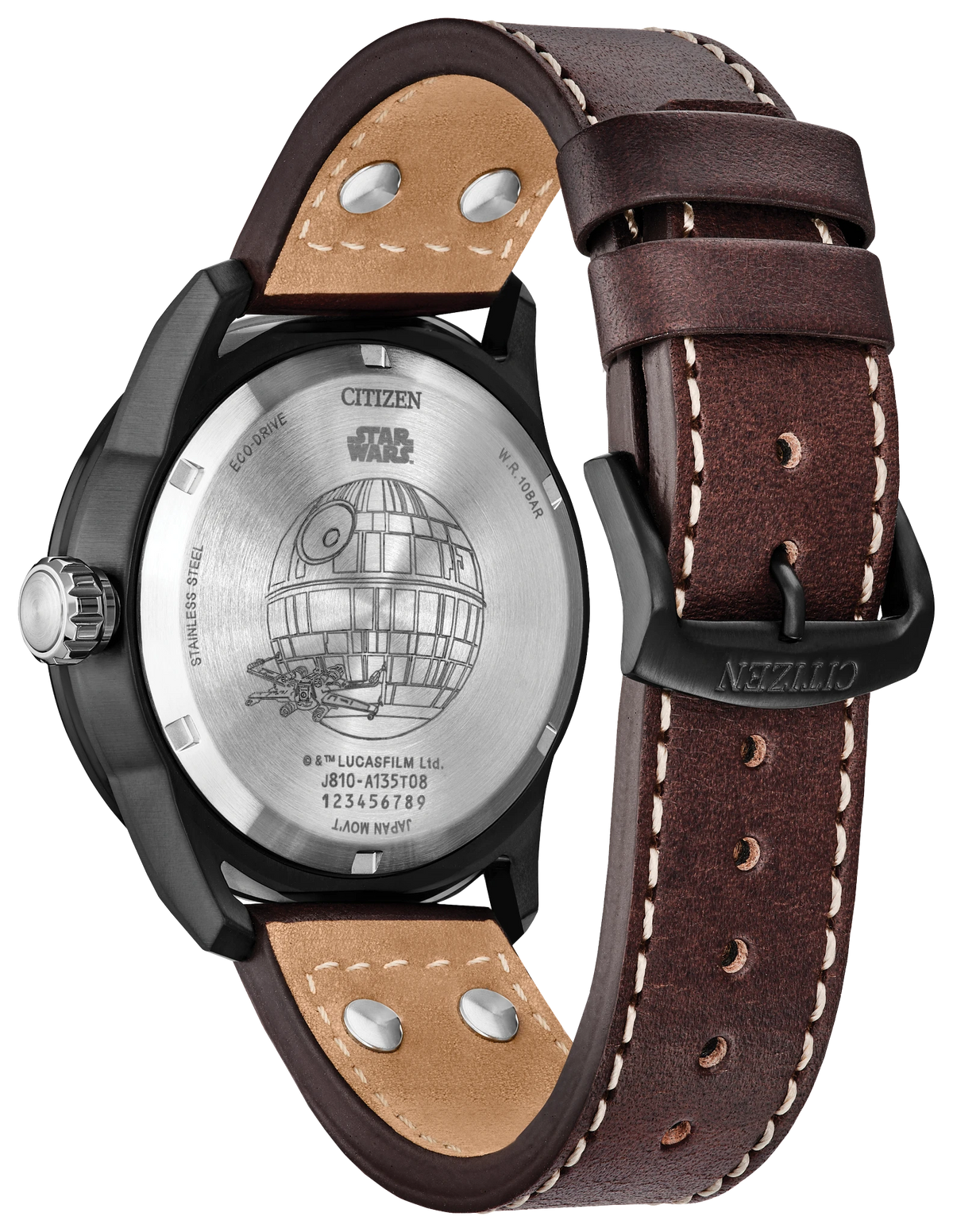 Citizen X-Wing and TIE Fighter AW1738-05W — detail view