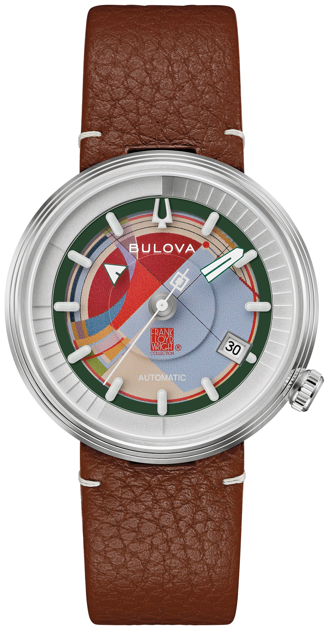 Bulova Frank Lloyd Wright David & Gladys Wright House 96B486 Watch — front