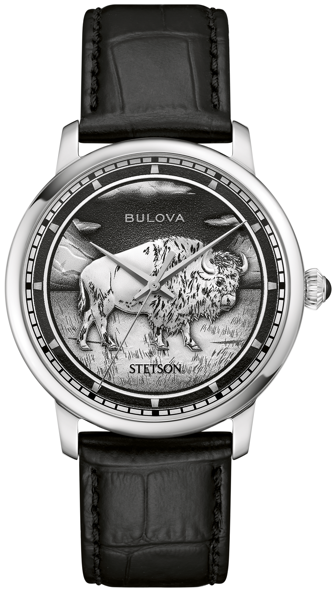 Bulova x Stetson Bison Automatic Watch — 96A333