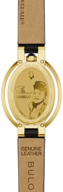 Bulova Apollo Theater Rubaiyat ‘Ella’ 97P180 Watch — caseback and strap lining